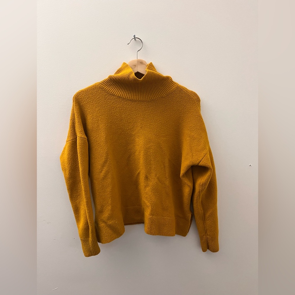LOFT Yellow Turtleneck